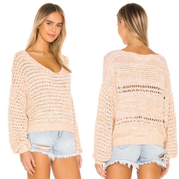 Free People Coconut V-Neck Sweater - Picture 2 of 8
